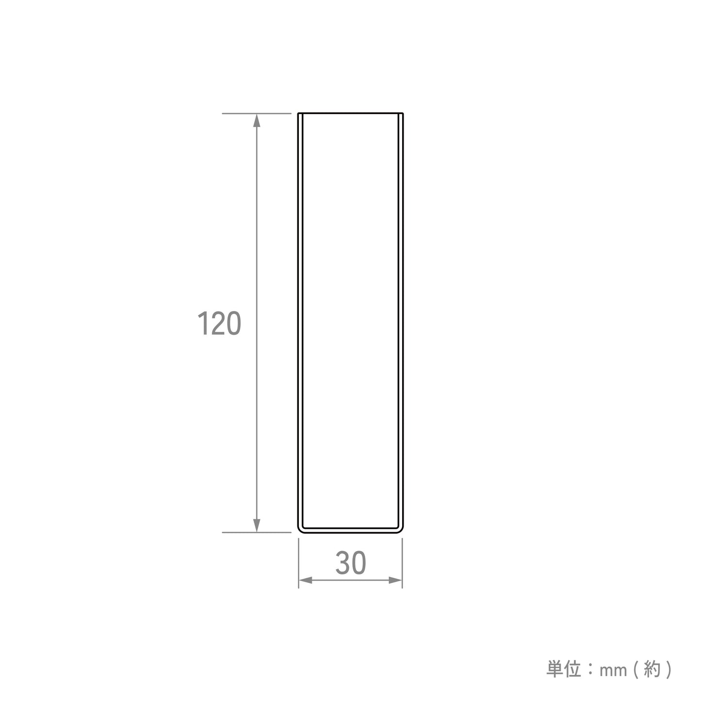 Flower vase用ガラス管