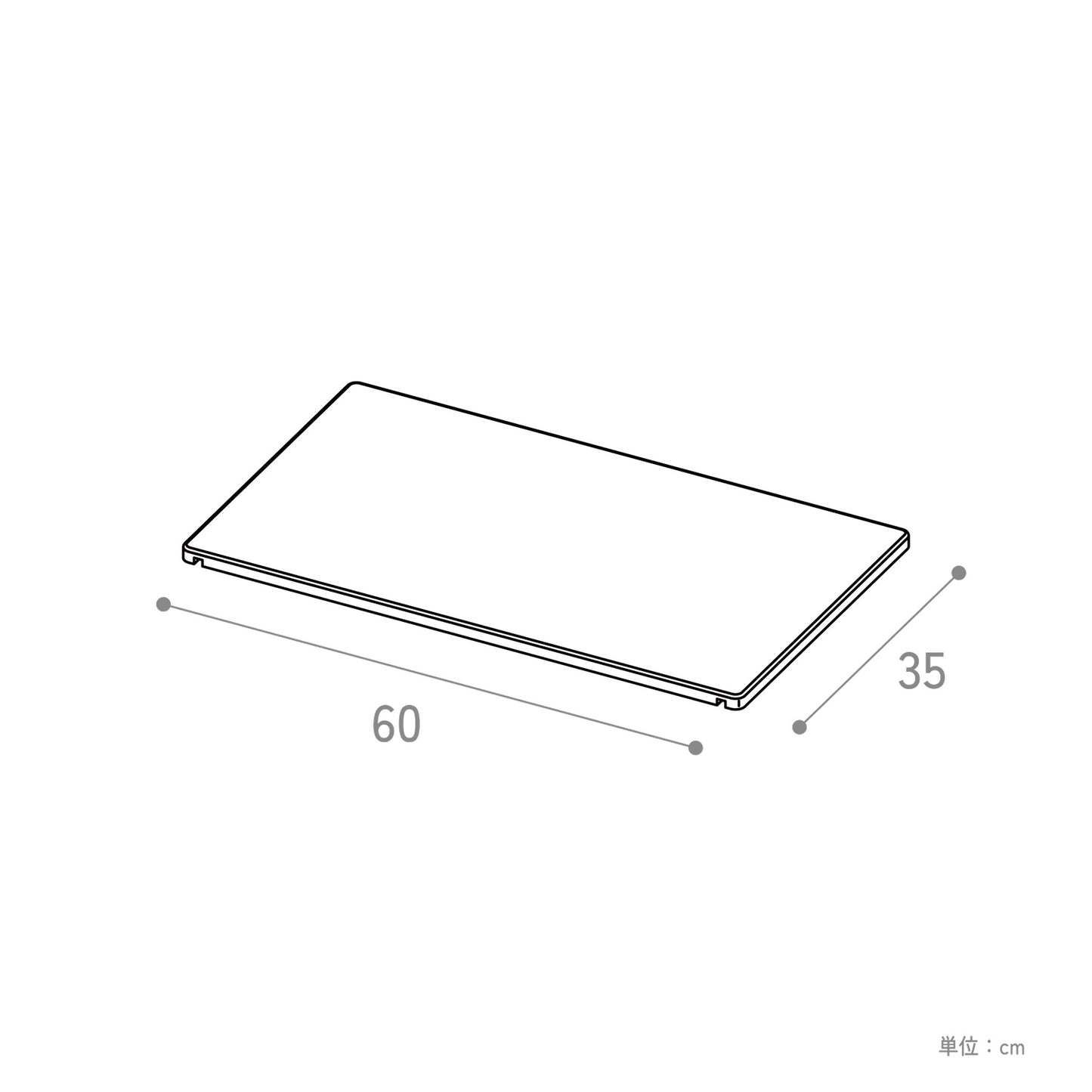 Shelf board