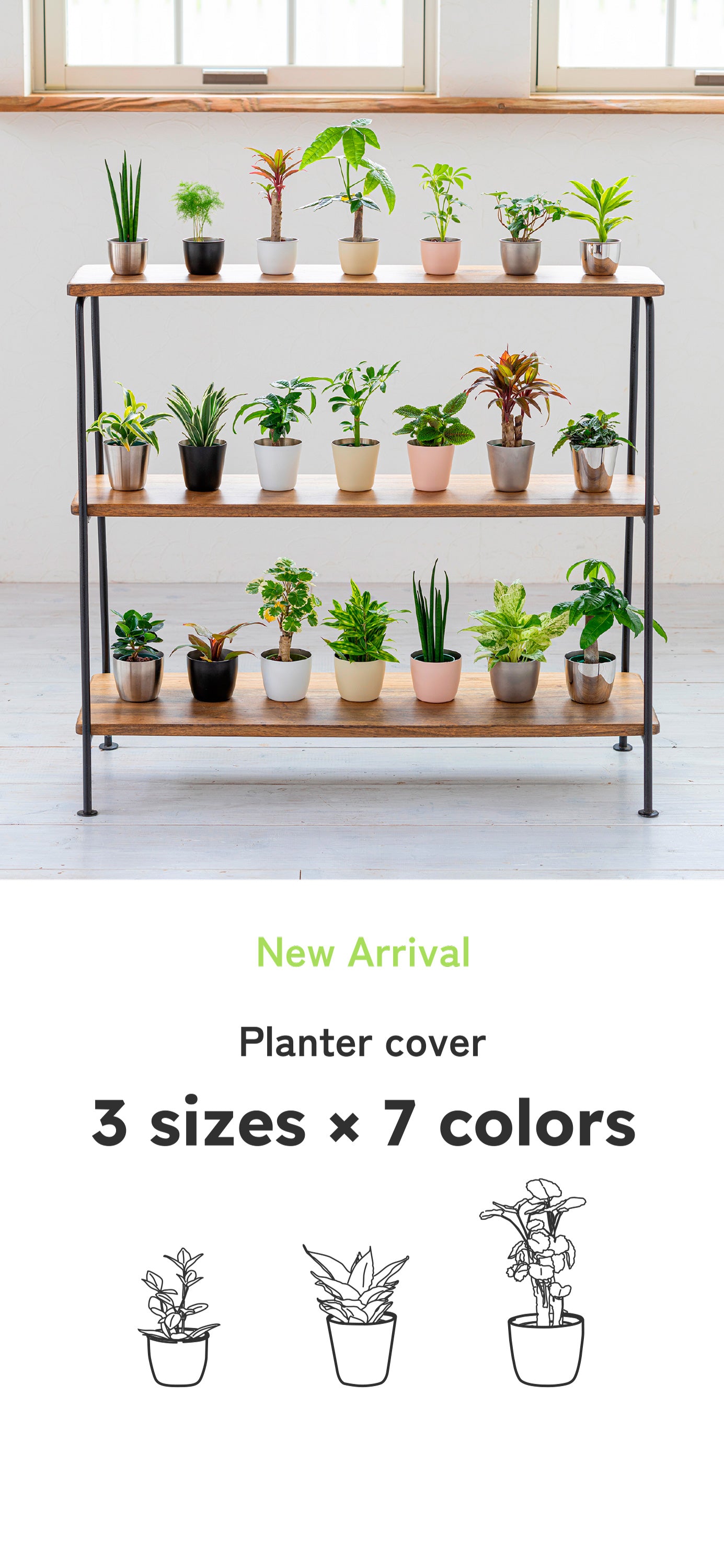 kuroyagiさん　オーダー品　植物棚 kuroyagiさん オーダー品 植物棚 公式 TETSUNAGI（テツナギ